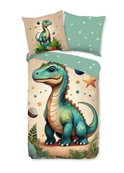 Good Morning Komplet pościeli flanelowej "Milo" w kolorze beżowo-miętowym - id: 17682619 - marki Good Morning - 186542424 Good Morning Komplet pościeli flanelowej "Milo" w kolorze beżowo-miętowym ze sklepu Limango Polska w kategorii Pościel dziecięca - zdjęcie 186542424