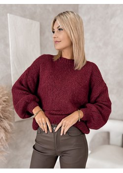 sweter colin bordowy one size ze sklepu UBRA w kategorii Swetry damskie - zdjęcie 186542773