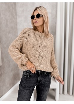 sweter paravel karmelowy one size ze sklepu UBRA w kategorii Swetry damskie - zdjęcie 186542803