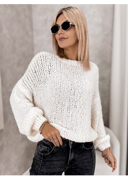 sweter paravel ecru one size ze sklepu UBRA w kategorii Swetry damskie - zdjęcie 186542814