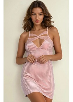 Komplet bielizny koszuka i stringi Thorjako, Kolor róż pudrowy, Rozmiar S/M, LivCo Corsetti Fashion - id: 148874 - marki Livia Corsetti - 186542860 Komplet bielizny koszuka i stringi Thorjako, Kolor róż pudrowy, Rozmiar S/M, LivCo Corsetti Fashion ze sklepu Intymna w kategorii Koszule nocne - zdjęcie 186542860