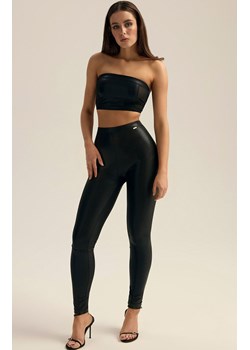 Esotiq czarne legginsy damskie Wet 44131-99X, Kolor czarny, Rozmiar L/XL, Esotiq ze sklepu Intymna w kategorii Spodnie damskie - zdjęcie 186542941