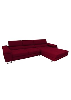 Czerwony narożnik rozkładany z pojemnikiem G9-L02 - id: 53275 - marki Elior - 186543302 Czerwony narożnik rozkładany z pojemnikiem G9-L02 ze sklepu Edinos.pl w kategorii Narożniki - zdjęcie 186543302