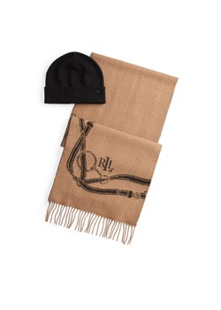 LAUREN RALPH LAUREN Zestaw Szalik i Czapka LAUREN RALPH LAUREN-454P04494001 Beżowy ze sklepu MODIVO w kategorii Szaliki i chusty damskie - zdjęcie 186545003