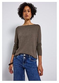 Street One Sweter w kolorze ciemnobrązowym ze sklepu Limango Polska w kategorii Swetry damskie - zdjęcie 186546341