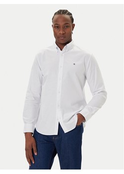 Calvin Klein Jeans Koszula Oxford Classic LV140EM125 Biały Regular Fit ze sklepu MODIVO w kategorii Koszule męskie - zdjęcie 186546862
