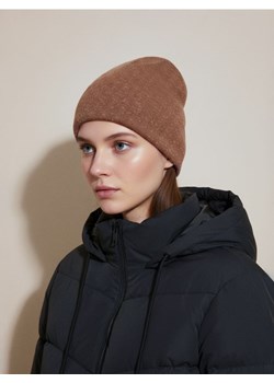 Sinsay - Czapka beanie z wiskozą - beżowy ze sklepu Sinsay w kategorii Czapki zimowe damskie - zdjęcie 186546951