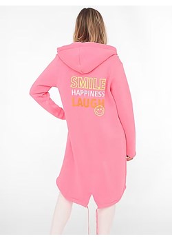 Zwillingsherz Bluza &quot;Smile Happiness Laugh&quot; w kolorze jasnoróżowym ze sklepu Limango Polska w kategorii Bluzy damskie - zdjęcie 186549182