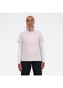 Koszulka damska New Balance WT41816SOI – różowa ze sklepu New Balance Poland w kategorii Bluzki damskie - zdjęcie 186549363