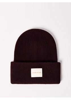 Mohito - Czekoladowa czapka beanie - ciemnobrązowy ze sklepu Mohito w kategorii Czapki zimowe damskie - zdjęcie 186549591