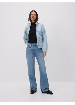 Reserved - Jeansy straight fit - niebieski ze sklepu Reserved w kategorii Jeansy damskie - zdjęcie 186550001