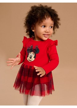 Sinsay - Body z tiulową spódniczką Minnie Mouse - czerwony ze sklepu Sinsay w kategorii Body niemowlęce - zdjęcie 186551380