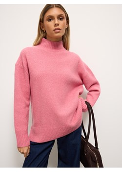 Mohito - Różowy sweter z wełną - różowy ze sklepu Mohito w kategorii Swetry damskie - zdjęcie 186551600