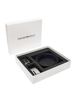 Pasek Męski Emporio Armani Y4S498 YLP4E 81519 Czarny ze sklepu eobuwie.pl w kategorii Paski męskie - zdjęcie 186553704