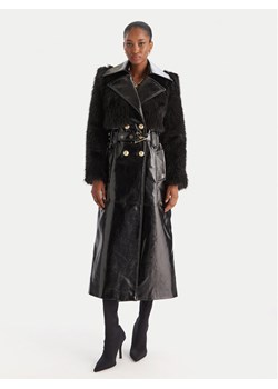 Babylon Kurtka z imitacji skóry S00772 Czarny Regular Fit ze sklepu MODIVO w kategorii Kurtki damskie - zdjęcie 186553880
