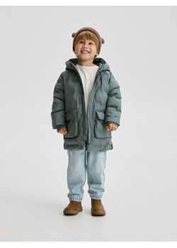Reserved - Kurtka parka z kieszeniami - oliwkowy ze sklepu Reserved w kategorii Kurtki chłopięce - zdjęcie 186555030