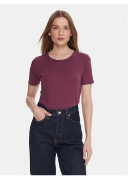 United Colors Of Benetton T-Shirt 3GA2E16A0 Fioletowy Regular Fit ze sklepu MODIVO w kategorii Bluzki damskie - zdjęcie 186555660