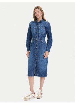 Mustang Sukienka jeansowa Emma 1016939 Niebieski Slim Fit ze sklepu MODIVO w kategorii Sukienki - zdjęcie 186555663