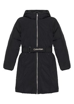 Calvin Klein Jeans Płaszcz zimowy Classic IG0IG03038 Czarny Regular Fit ze sklepu MODIVO w kategorii Kurtki dziewczęce - zdjęcie 186555700