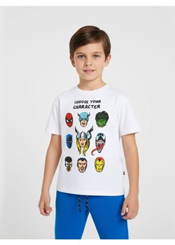 Sinsay - Koszulka Marvel - biały ze sklepu Sinsay w kategorii T-shirty chłopięce - zdjęcie 186557960