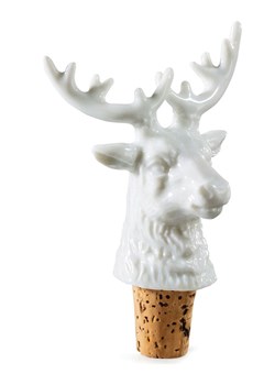 Donkey Zatyczka &quot;Deer&quot; w kolorze białym do butelki - 4,5 x 9 x 3 cm ze sklepu Limango Polska w kategorii Naczynia - zdjęcie 186560293