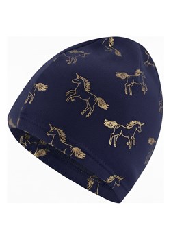 Salt and Pepper Czapka beanie w kolorze granatowym ze sklepu Limango Polska w kategorii Czapki dziecięce - zdjęcie 186560683