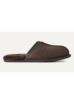 UGG Skórzane kapcie &quot;Scuff&quot; w kolorze brązowym ze sklepu Limango Polska w kategorii Kapcie męskie - zdjęcie 186561690