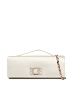 Torebka Guess Zalina Mini HWSG93 50720 Écru ze sklepu eobuwie.pl w kategorii Kopertówki - zdjęcie 186561814