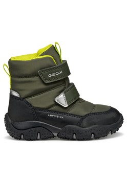 Śniegowce Geox B Baltic B Abx B4620B 0FU50 C3X3S S Khaki ze sklepu eobuwie.pl w kategorii Buty zimowe dziecięce - zdjęcie 186561853