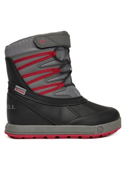 Śniegowce Merrell Snow Bank 5 MK268432 Czarny ze sklepu eobuwie.pl w kategorii Buty zimowe dziecięce - zdjęcie 186561863