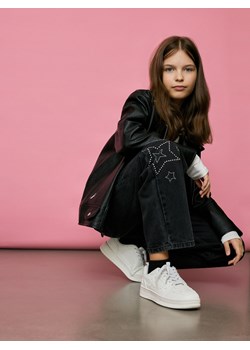 Reserved - Jeansy skater z łańcuszkiem - czarny - id: 819FF-99J - marki Reserved - 186565444 Reserved - Jeansy skater z łańcuszkiem - czarny ze sklepu Reserved w kategorii Spodnie dziewczęce - zdjęcie 186565444