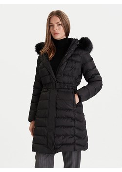 Geox Płaszcz zimowy Catria W5626F T3152 F9000 Czarny Slim Fit ze sklepu MODIVO w kategorii Płaszcze damskie - zdjęcie 186567262