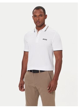 BOSS Polo Paddy Pro 50469102 Beżowy Regular Fit ze sklepu MODIVO w kategorii T-shirty męskie - zdjęcie 186567303