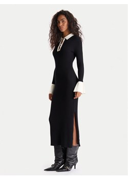 HUGO Sukienka dzianinowa Sharry 50542620 Czarny Slim Fit ze sklepu MODIVO w kategorii Sukienki - zdjęcie 186567330