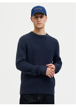 Jack & Jones Sweter Global 12287594 Granatowy Regular Fit ze sklepu MODIVO w kategorii Swetry męskie - zdjęcie 186567332