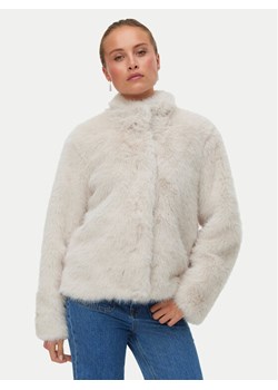 Vero Moda Futro Monroe 10315328 Beżowy Regular Fit ze sklepu MODIVO w kategorii Futra damskie - zdjęcie 186567333