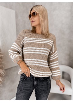 sweter rilian karmelowy one size ze sklepu UBRA w kategorii Swetry damskie - zdjęcie 186568872