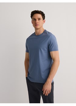 Reserved - T-shirt regular fit z modalem - granatowy ze sklepu Reserved w kategorii T-shirty męskie - zdjęcie 186570373