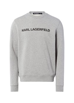 KARL LAGERFELD Bluza męska Mężczyźni Bawełna jasny szary marmurkowy ze sklepu vangraaf w kategorii Bluzy męskie - zdjęcie 186570454