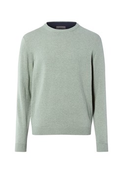 Finshley & Harding Sweter z zawartością kaszmiru Mężczyźni Bawełna seledynowy marmurkowy ze sklepu vangraaf w kategorii Swetry męskie - zdjęcie 186570471