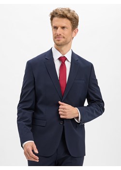 HUGO Męska kurtka modułowa -Arti Mężczyźni Super Slim Fit granatowy jednolity ze sklepu vangraaf w kategorii Marynarki męskie - zdjęcie 186570481