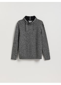 Reserved - Sweter z szerokim golfem - czarny ze sklepu Reserved w kategorii Swetry męskie - zdjęcie 186571721
