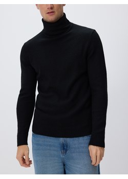 Reserved - Sweter z wełną merino - czarny ze sklepu Reserved w kategorii Swetry męskie - zdjęcie 186571734