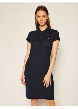 Tommy Hilfiger Sukienka codzienna Heritage WW0WW24973 Granatowy Slim Fit ze sklepu MODIVO w kategorii Sukienki - zdjęcie 186571933