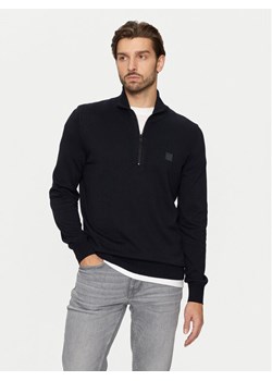 Boss Sweter Kanobix_S 50527585 Granatowy Regular Fit ze sklepu MODIVO w kategorii Swetry męskie - zdjęcie 186571954