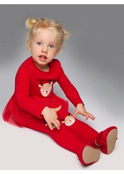 Sinsay - Komplet dzianinowy z motywem świątecznym - czerwony - id: 081FT-33X - marki Sinsay - 186573100 Sinsay - Komplet dzianinowy z motywem świątecznym - czerwony ze sklepu Sinsay w kategorii Komplety niemowlęce - zdjęcie 186573100