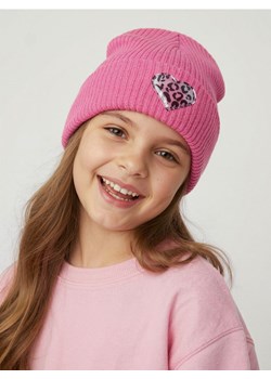 Sinsay - Bawełniana czapka beanie - różowy - id: 086FU-30X - marki Sinsay - 186573103 Sinsay - Bawełniana czapka beanie - różowy ze sklepu Sinsay w kategorii Czapki dziecięce - zdjęcie 186573103