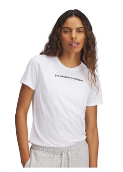 Under Armour Koszulka sportowa w kolorze białym ze sklepu Limango Polska w kategorii Bluzki damskie - zdjęcie 186574794