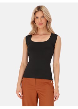 Top czarny bez rękawów Potis & Verso Selma ze sklepu Eye For Fashion w kategorii Bluzki damskie - zdjęcie 186574983