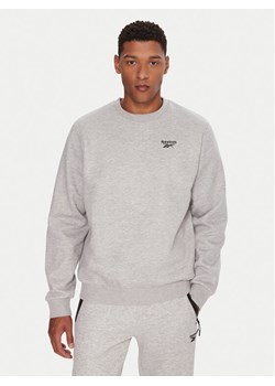 Reebok Bluza RK25154CCM Szary Regular Fit ze sklepu MODIVO w kategorii Bluzy męskie - zdjęcie 186576570